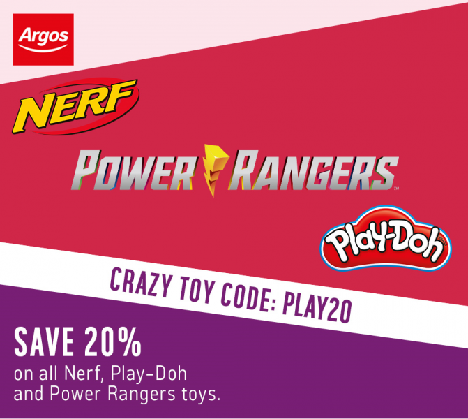 Power rangers 2024 toys argos